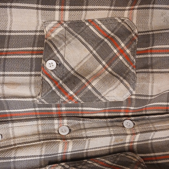 Winter King Vintage Flannel 40s / 50s Large - Picture 5 of 9